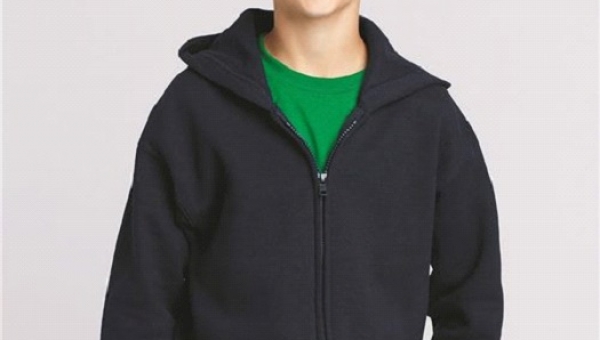 Heavy Blend Youth Full-Zip Hooded Sweatshirt